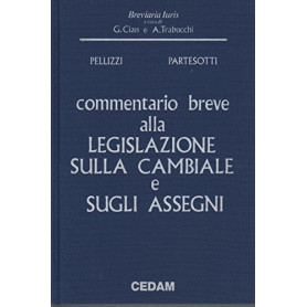 Commentario breve alla legislazione sulla cambiale e gli assegni