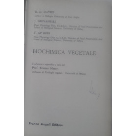 Biochimica vegetale