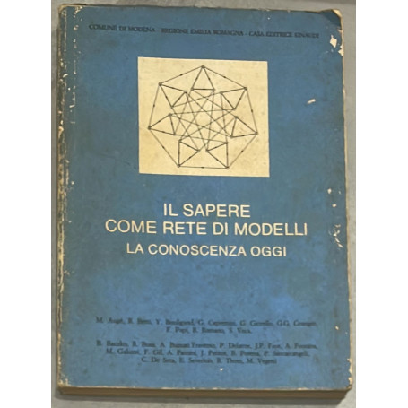 Il sapere come rete di modelli. La conoscenza oggi