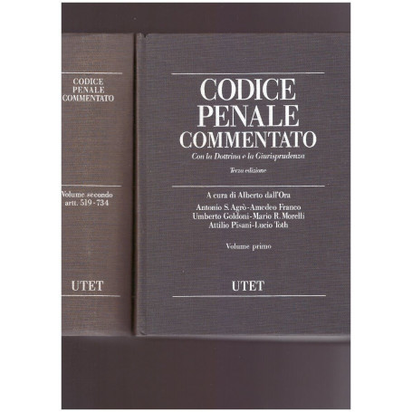 Codice penale commentato con la dottrina e la giurisprudenza