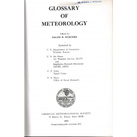 Glossary of Meteorology