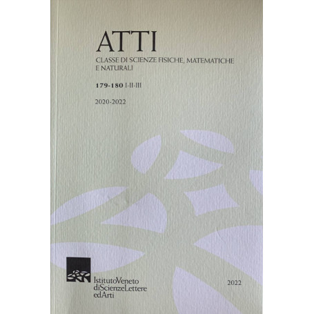 Atti. Classe di scienze fisiche matematiche e naturali 179-180 I-II-III