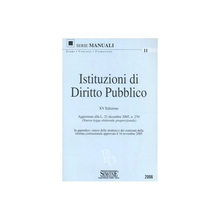 Istituzioni di diritto pubblico