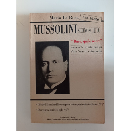 Mussolini sconosciuto