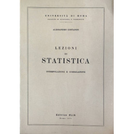 Lezioni di statistica. Interpolazione e correlazione