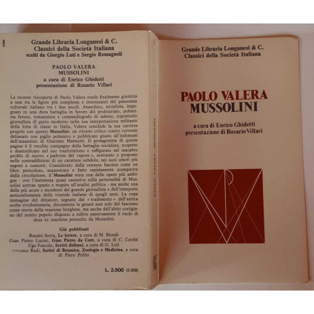 Mussolini di Paolo Valera