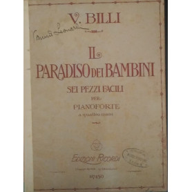 Il paradiso dei bambini. Sei pezzi facili per pianoforte a quattro mani