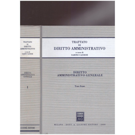 Trattato di diritto amministrativo. Diritto amministrativo generale Tomo primo