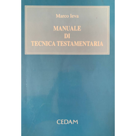 Manuale di tecnica testamentaria