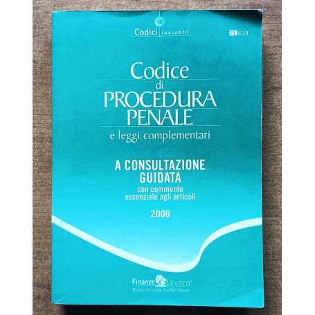 Codice di procedura penale e leggi complementare