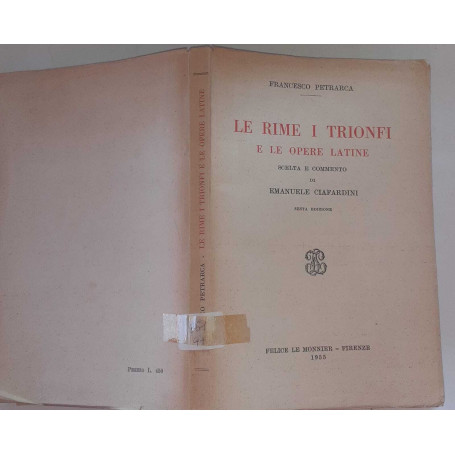 Le rime i trionfi e le opere latine