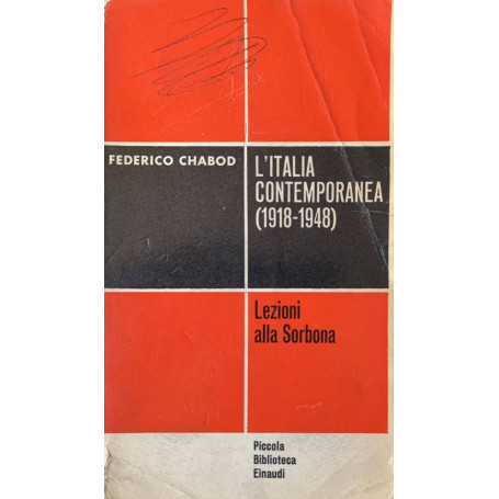 L'Italia contemporanea (1918-1948)