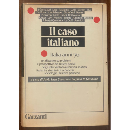 Scorri sopra l'immagine per ingrandirla Il caso italiano. Italia anni 70