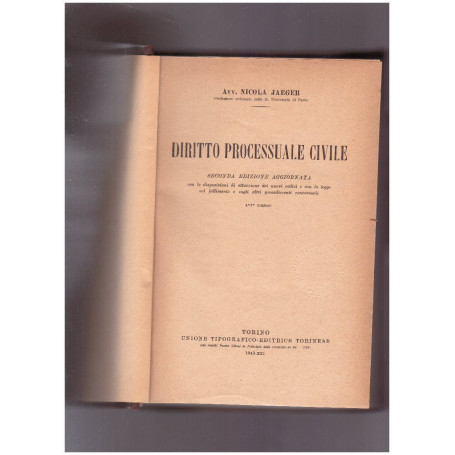 Diritto processuale civile