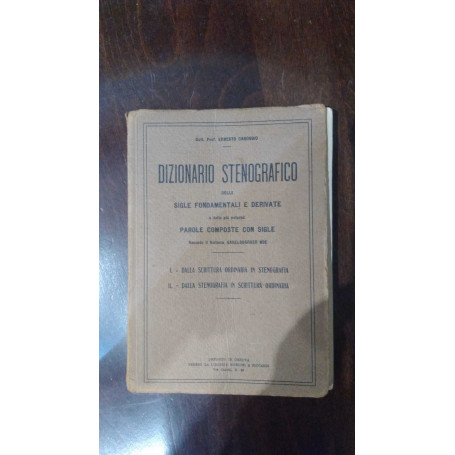 Dizionario stenografico - Sistema Gabelsberger Noe