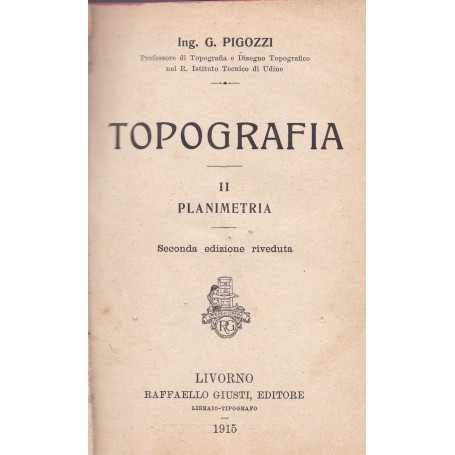 Topografia. II. Planimetria.