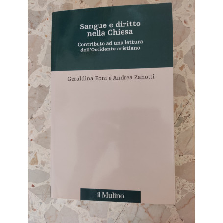 Sangue e diritto nella Chiesa: contributo ad una lettera dell'occidente cristiano
