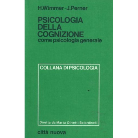 Psicologia della cognizione come psicologia generale