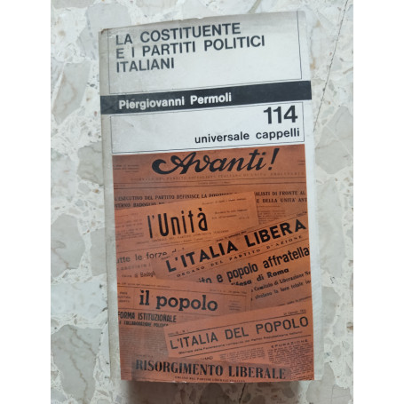 La costituente e i partiti politici italiani