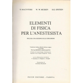 Elementi di fisica per l'anestesistaLibrisaggi