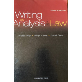 Writing and Analysis in the Law