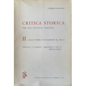 Critica storica per gli istituti tecnici: dalle guerre di successione al 1848-49