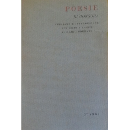 Poesie di Góngora. Con testo a fronte