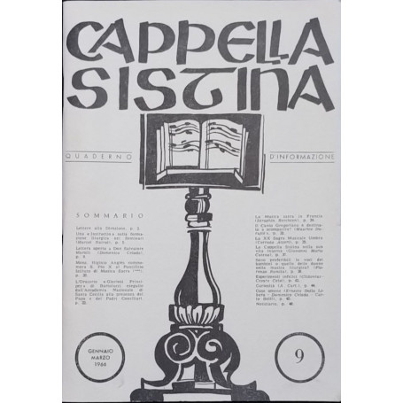 Cappella Sistina. Quaderno d'informazione