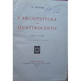 L'architettura del Quattrocento. Parte seconda