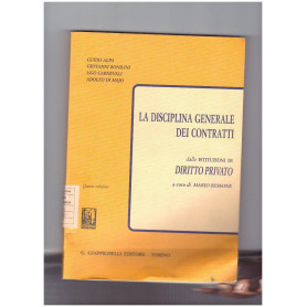 La discplina generale dei contratti