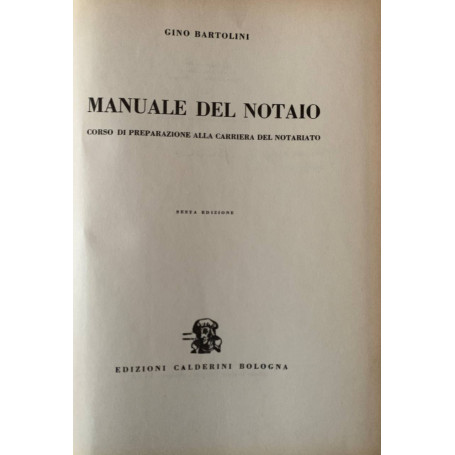 Manuale del notaio