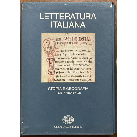 Letteratura italiana. Storia e geografia. L'Età medievale (Vol. 1)