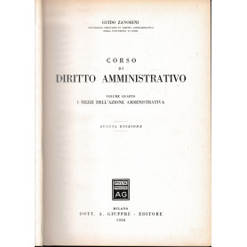 Corso di diritto amministrativo vol. 4°