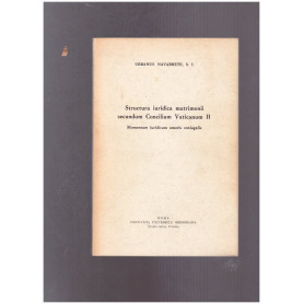 Structura iuridica matrimonii secundum Concilium Vaticanum II Momentum iuridicum amoris coniugalis