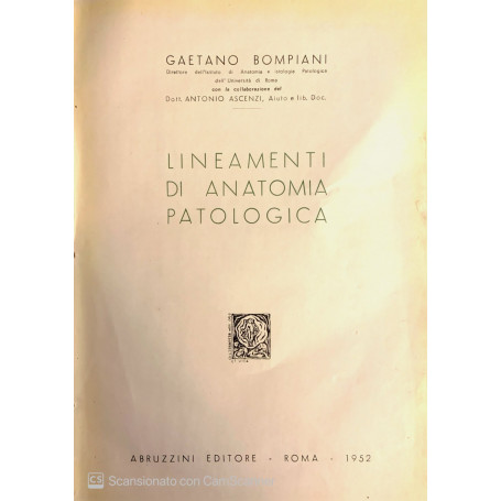 Lineamenti di anatomia patologica