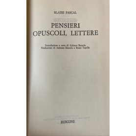 Pensieri opuscoli lettere