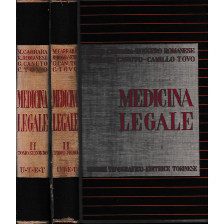 Manuale di medicina legale vol. 2° tomi I-II
