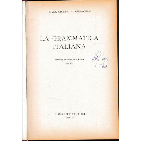 La grammatica italiana