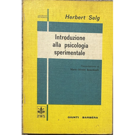 Introduzione alla psicologia sperimentale