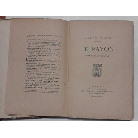 Le Rayon. Scenes evangeliques