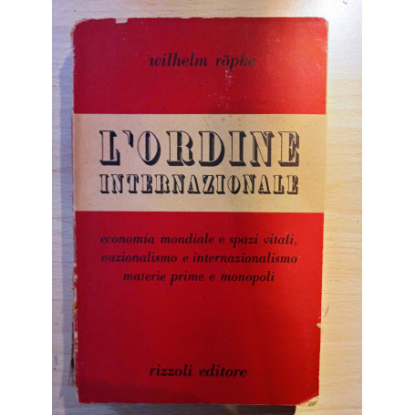 L'ordine internazionale