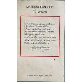 70 liriche. Dalle raccolte "volano i gabbiani" e "bulbi di freesia"Librisaggi