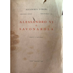 Alessandro VI e SavonarolaLibrisaggi Alessandro VI e SavonarolaLibrisaggi