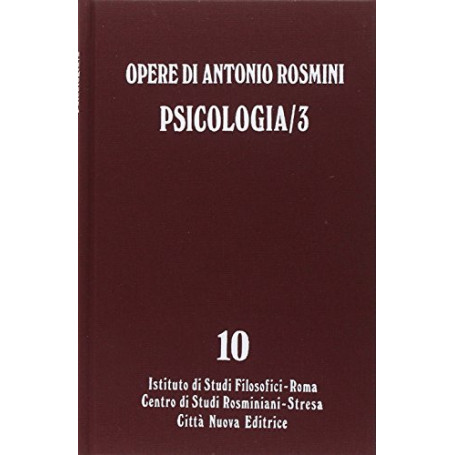 Opere. Psicologia (3) (Vol. 10)