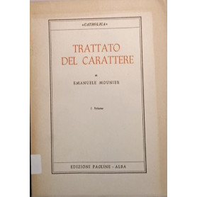 Trattato del carattere vol. 1