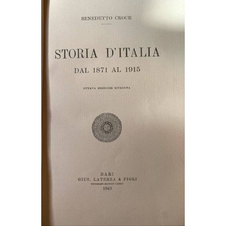 Storia d'Italia dal 1871 al 1915