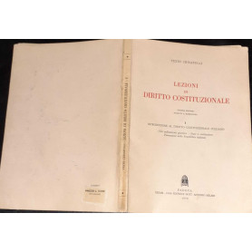 Lezioni di diritto costituzionale. Volume I. Introduzione al diritto costituzionale italiano