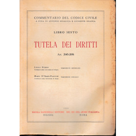 Commentario del Codice Civile. Libro sesto: tutela dei diritti. art. 2643-2696