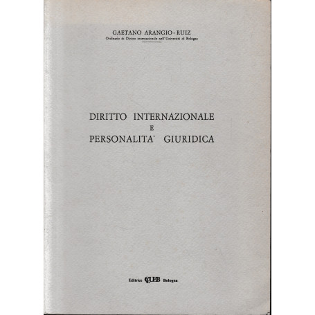 Diritto internazionale e personalità giuridica