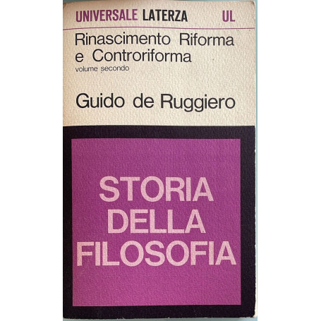 Rinascimento Riforma e Controriforma II volume
